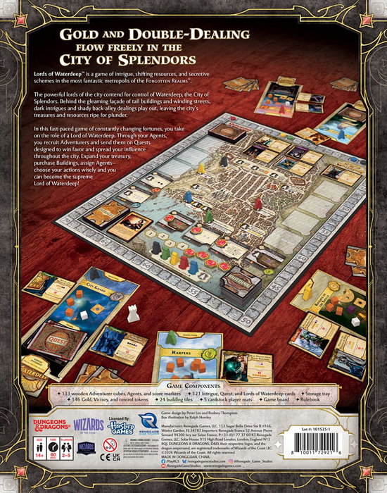 Renegade Lords of Waterdeep Edición Inglés - Dungeons & Dragons Renegade Lords of Waterdeep Edición Inglés - Dungeons & Dragons