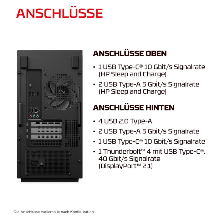 HP HyperX OMEN GT18-0171ng CU7 Desktop Gaming PC con 32GB RAM, 1TB SSD y RTX 5080 HP HyperX OMEN GT18-0171ng CU7 Desktop Gaming PC con 32GB RAM, 1TB SSD y RTX 5080