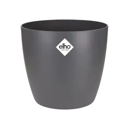 Elho Brussels Rond 30 Maceta Antracita Interior Ø 29,5 x H 27,1 cm