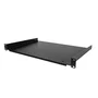 Startech SHELF-1U-12-FIXED-S - Estante Fijo de Rack 1U, Ancho 19", Capacidad 25 kg, Bandeja Universal para Montaje en Rack de Servidores, Negro