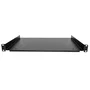 Startech SHELF-1U-12-FIXED-S - Estante Fijo de Rack 1U, Ancho 19", Capacidad 25 kg, Bandeja Universal para Montaje en Rack de Servidores, Negro