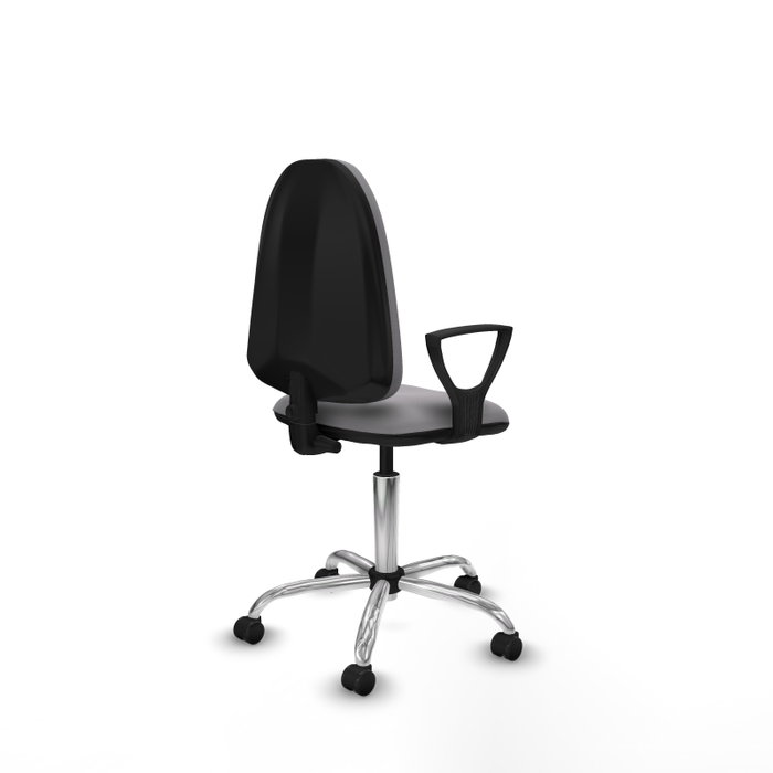PIQUERAS Y CRESPO Silla de oficina Aýna Gris con brazos fijos PIQUERAS Y CRESPO Silla de oficina Aýna Gris con brazos fijos