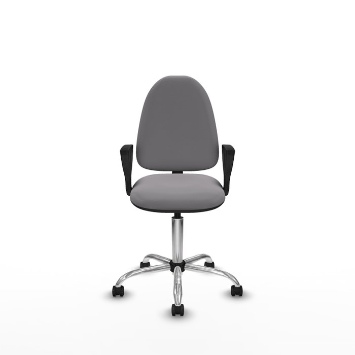 PIQUERAS Y CRESPO Silla de oficina Aýna Gris con brazos fijos PIQUERAS Y CRESPO Silla de oficina Aýna Gris con brazos fijos