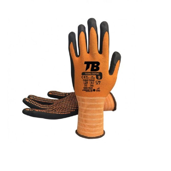 TOMAS BODERO Guante Nylon Naranja Nitrilo Foam Talla L (9) TOMAS BODERO Guante Nylon Naranja Nitrilo Foam Talla L (9)