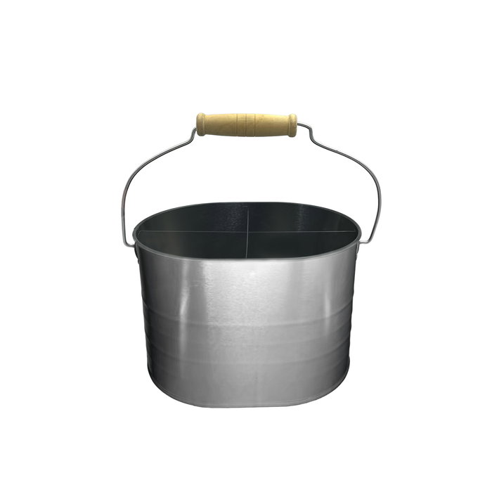 Inde Cubo Organizador Metal con Asa 16,5 cm x 12,5 cm x 11,2 cm (8 Unidades)