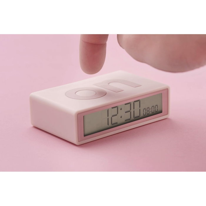 Lexon reloj reversible controlado radio con rcc rosa