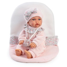Muñecas Antonio Juan Muñeca Petit Con Saco de Dormir 12443 - 27 cm, Recomendada +3 años
