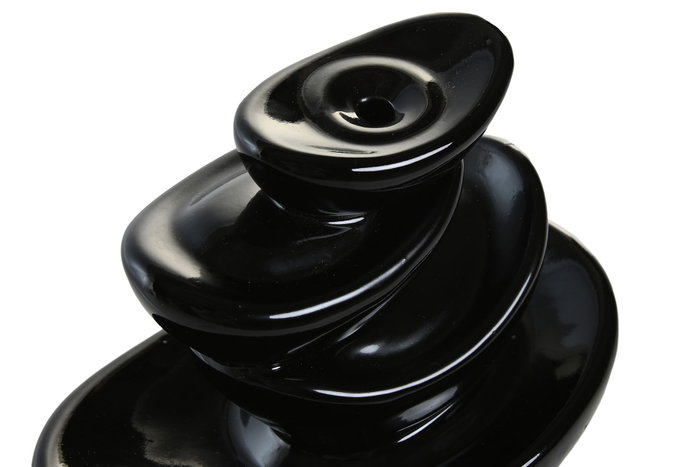DKD Home Decor Soporte para Incienso de Gres Cascada Negro DKD Home Decor Soporte para Incienso de Gres Cascada Negro