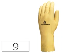 Deltaplus Guantes de Látex Natural Talla 9 Antialérgicos