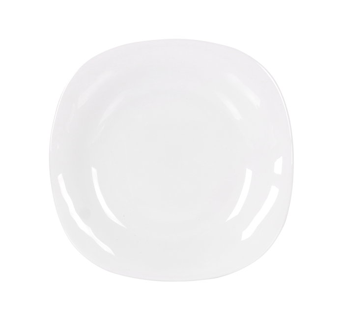 La Mediterranea Vajilla 12 Piezas Cuadrada Opal Colección Palaos Platos 28 cm 23 cm 21.5 cm (2 Unidades)