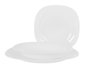 La Mediterranea Vajilla 12 Piezas Cuadrada Opal Colección Palaos Platos 28 cm 23 cm 21.5 cm (2 Unidades)