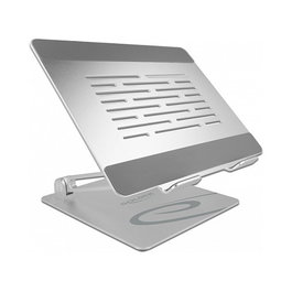 DeLOCK Soporte para tableta y ordenador portátil ajustable de aluminio