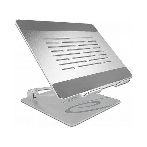 DeLOCK Soporte para tableta y ordenador portátil ajustable de aluminio DeLOCK Soporte para tableta y ordenador portátil ajustable de aluminio