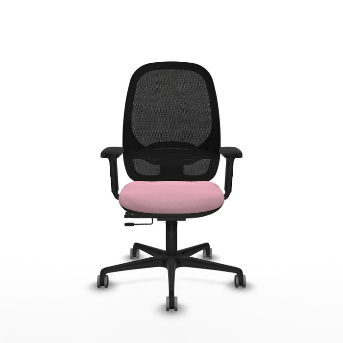 PIQUERAS Y CRESPO Silla de oficina Cilanco Rosa y Negro PIQUERAS Y CRESPO Silla de oficina Cilanco Rosa y Negro