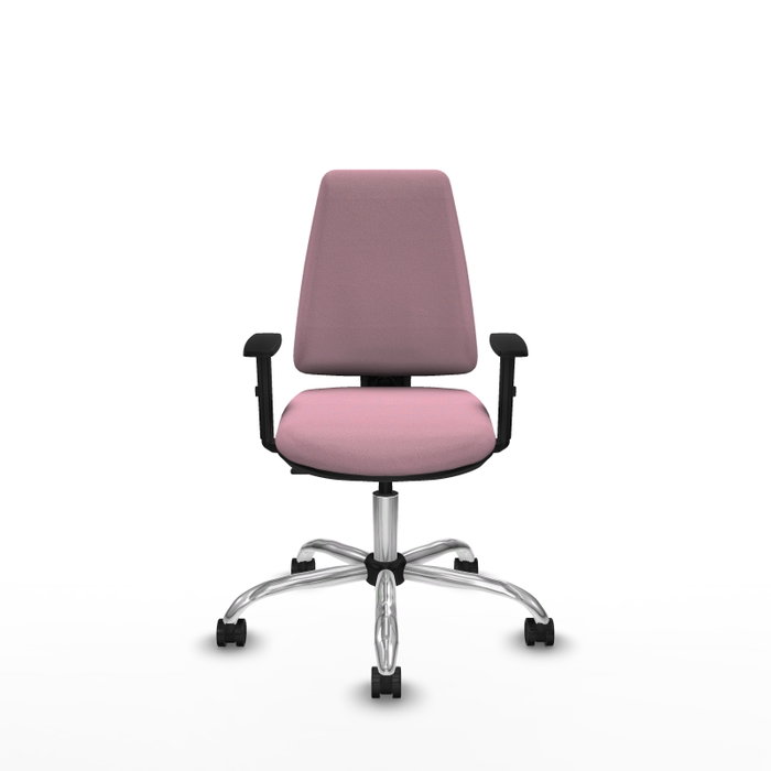 PIQUERAS Y CRESPO Silla de oficina Elche Rosa con Brazos 1D PIQUERAS Y CRESPO Silla de oficina Elche Rosa con Brazos 1D