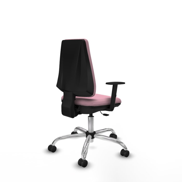 PIQUERAS Y CRESPO Silla de oficina Elche Rosa con Brazos 1D PIQUERAS Y CRESPO Silla de oficina Elche Rosa con Brazos 1D