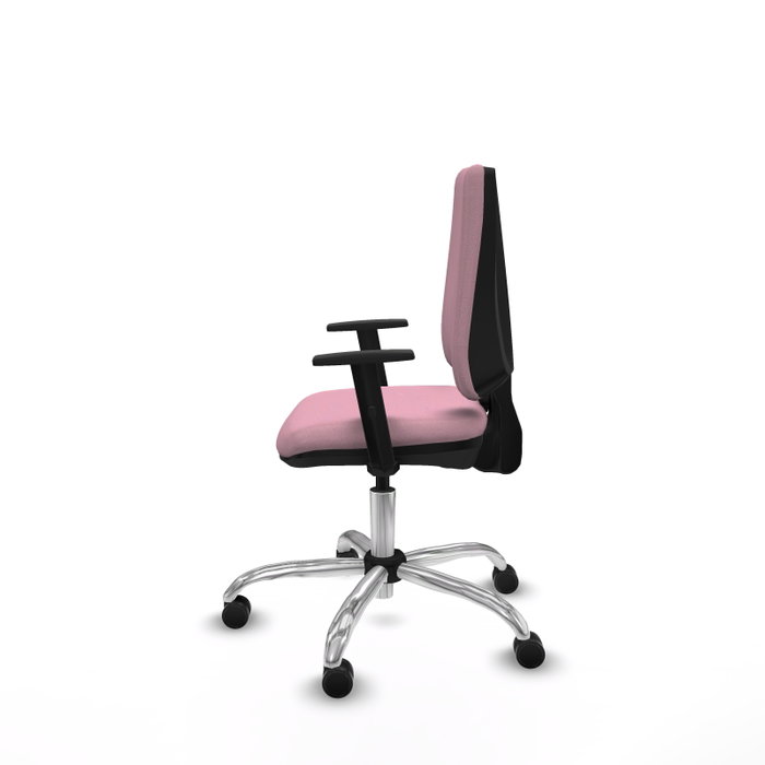 PIQUERAS Y CRESPO Silla de oficina Elche Rosa con Brazos 1D PIQUERAS Y CRESPO Silla de oficina Elche Rosa con Brazos 1D