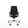 PIQUERAS Y CRESPO Silla de oficina Elche Rosa con Brazos 1D