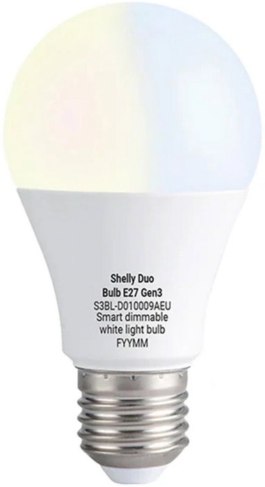 Shelly Duo Bulb Gen3 E27 LED Shelly Duo Bulb Gen3 E27 LED
