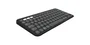 Logitech Teclado Pebble Keys 2 K380s RF Wireless + Bluetooth Universal Compacto y Silencioso QWERTY Inglés UK Grafito, Batería 36 Meses, 920-011843