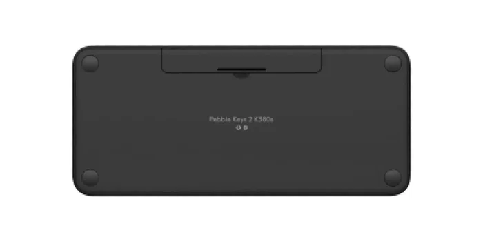 Logitech Teclado Pebble Keys 2 K380s RF Wireless + Bluetooth Universal Compacto y Silencioso QWERTY Inglés UK Grafito, Batería 36 Meses, 920-011843