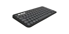 Logitech Teclado Pebble Keys 2 K380s RF Wireless + Bluetooth Universal Compacto y Silencioso QWERTY Inglés UK Grafito, Batería 36 Meses, 920-011843