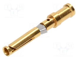 HARTING Contacto hembra industrial Han D® HMC dorado 10A