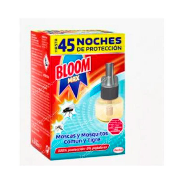 Bloom Max Moscas & Mosquitos recambio eléctrico líquido 18 ml Bloom Max Moscas & Mosquitos recambio eléctrico líquido 18 ml