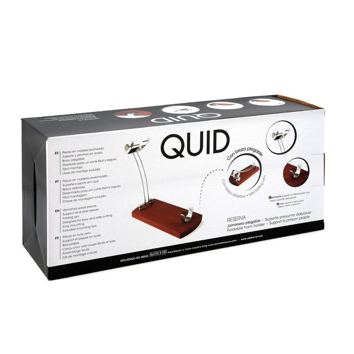 Quid Jamonero Plegable Reserva 36,5x16x5 cm (8 Unidades)
