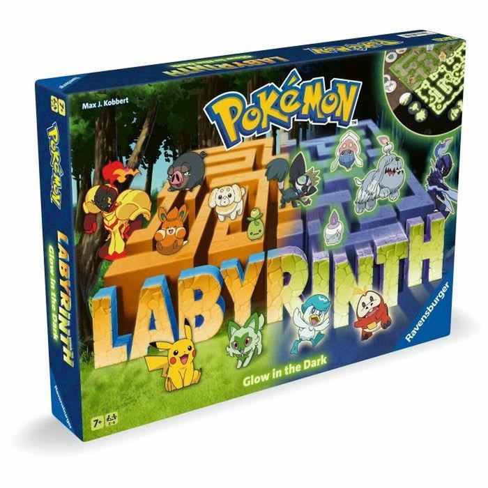 Ravensburger Pokémon Juego de Mesa Labyrinth Glow in the Dark