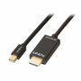 Lindy Cable Mini DisplayPort a HDMI 10.2G 1 m Negro