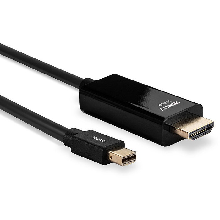 Lindy Cable Mini DisplayPort a HDMI 1m Negro 4K30