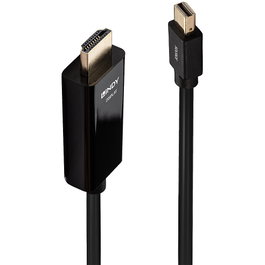 Lindy Cable Mini DisplayPort a HDMI 1m 4K UHD Negro