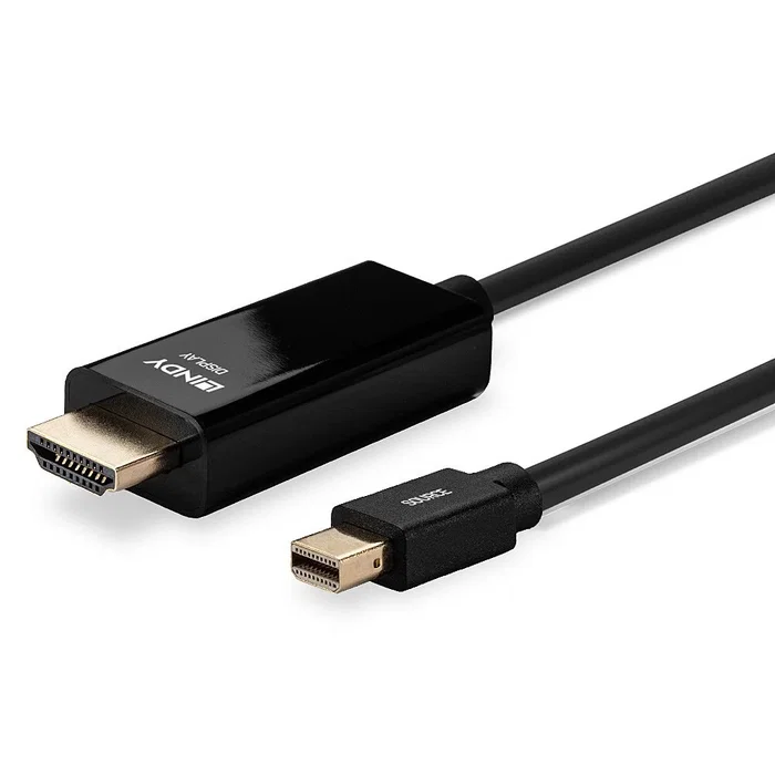 Lindy Cable Mini DisplayPort a HDMI 1m 4K UHD Negro