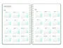 Liderpapel Agenda Escolar 2026-2027 Military - Semana Vista A6+, Bilingüe (Español/Inglés), Espiral, Tapa Dura, Interior con Punteado, 80g FSC, Color Verde