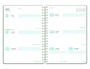 Liderpapel Agenda Escolar 2026-2027 Military - Semana Vista A6+, Bilingüe (Español/Inglés), Espiral, Tapa Dura, Interior con Punteado, 80g FSC, Color Verde