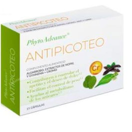 Phytoadvance Antipicoteo 15 Comp. Control Apetito con Carolean, Algarrobo, Nopal y Gimnema