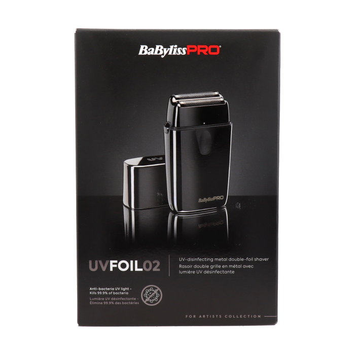 Babyliss UVFOIL2 Double Foil Metal Shaver Afeitadora de doble lámina