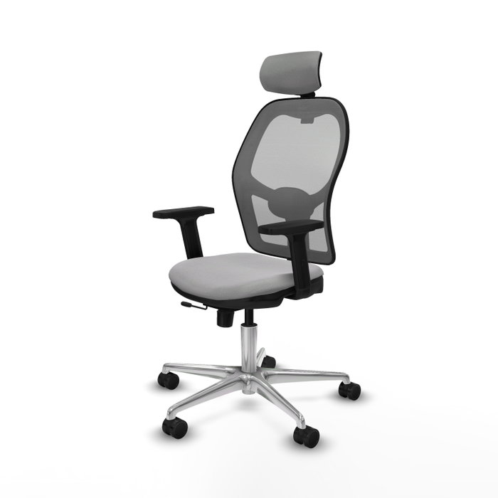 PIQUERAS Y CRESPO Silla de oficina Jorquera con mecanismo Sincro/Traslack Gris