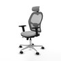 PIQUERAS Y CRESPO Silla de oficina Jorquera con mecanismo Sincro/Traslack Gris