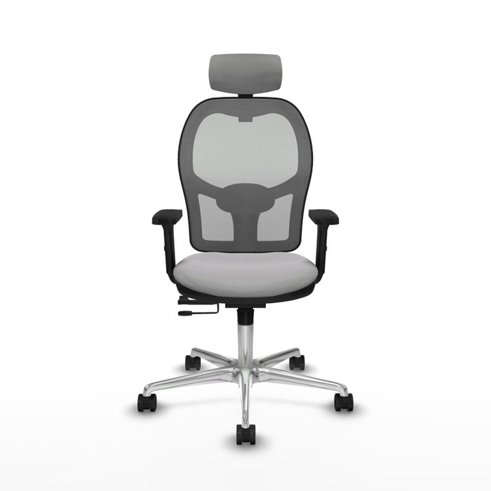 PIQUERAS Y CRESPO Silla de oficina Jorquera con mecanismo Sincro/Traslack Gris