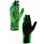 OMP Guantes de Karting KS-4 Verde Fluo / Negro XXS