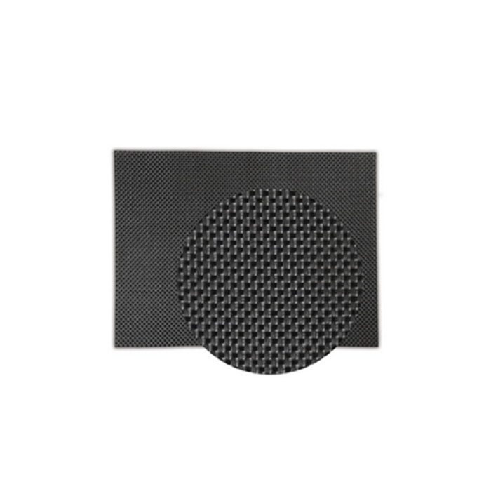 OYV Tablemat Mantelito, Blanco, Plastico Trenzado, 48x36 cm, Orfebrería