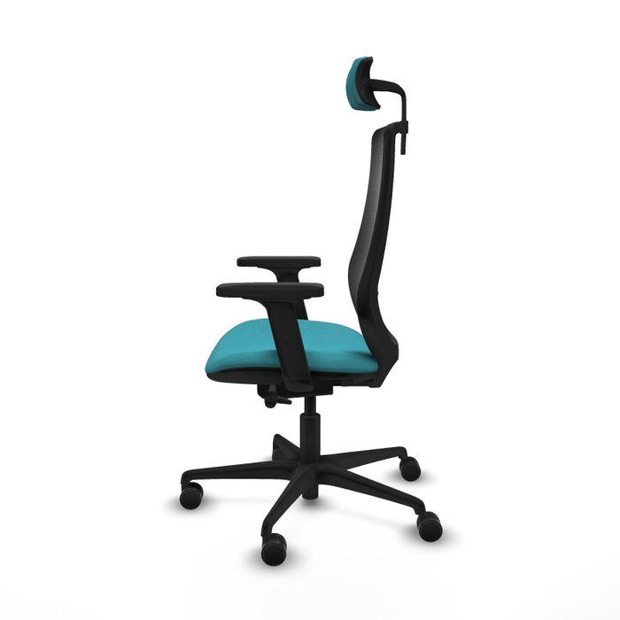 PIQUERAS Y CRESPO Silla de oficina Mardos Turquesa y Negro PIQUERAS Y CRESPO Silla de oficina Mardos Turquesa y Negro
