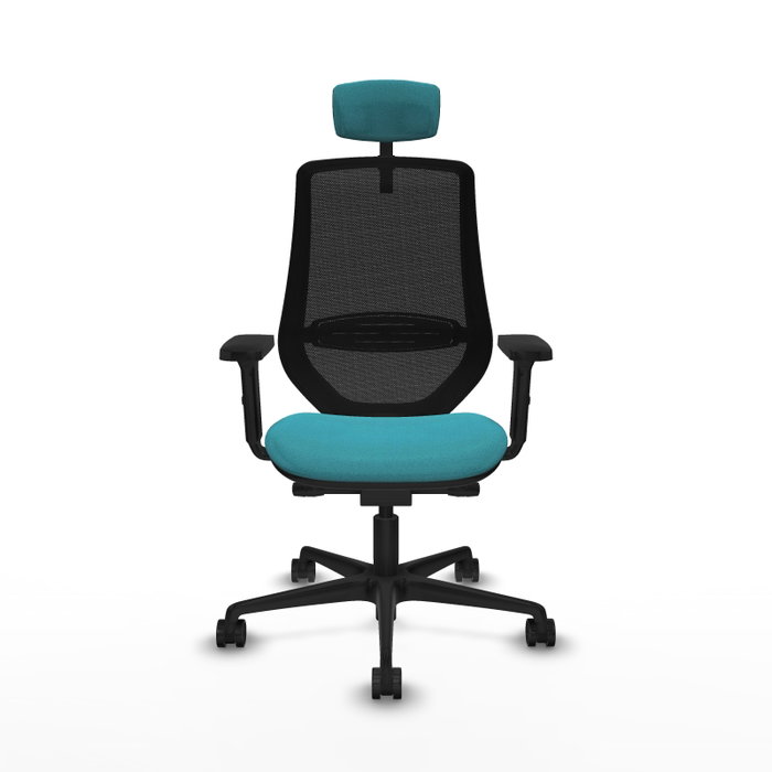 PIQUERAS Y CRESPO Silla de oficina Mardos Turquesa y Negro PIQUERAS Y CRESPO Silla de oficina Mardos Turquesa y Negro