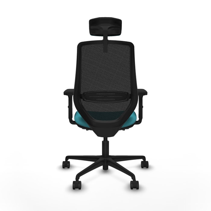 PIQUERAS Y CRESPO Silla de oficina Mardos Turquesa y Negro PIQUERAS Y CRESPO Silla de oficina Mardos Turquesa y Negro
