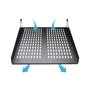 StarTech.com Estante Ventilado 2U de 22 Pulgadas de Profundidad