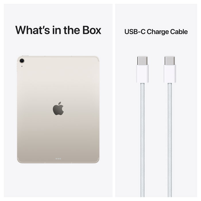 Apple iPad Air 13 (M4) Wi-Fi + Cellular 512GB Blanco estrella Apple iPad Air 13 (M4) Wi-Fi + Cellular 512GB Blanco estrella
