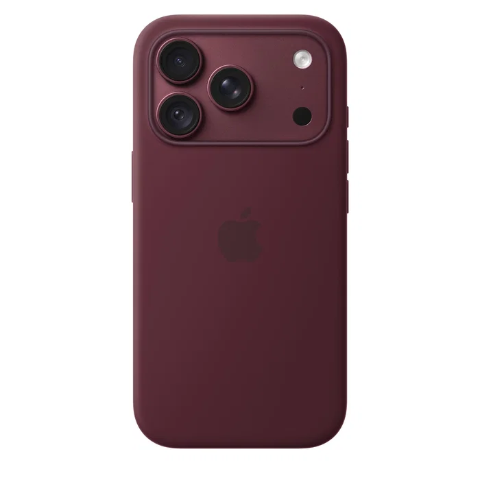 Apple iPhone 18 Pro Silicone Case con MagSafe - Burgundy Apple iPhone 18 Pro Silicone Case con MagSafe - Burgundy
