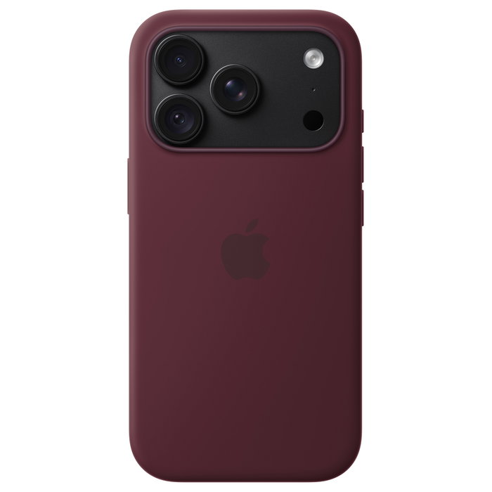Apple iPhone 18 Pro Silicone Case con MagSafe - Borgoña